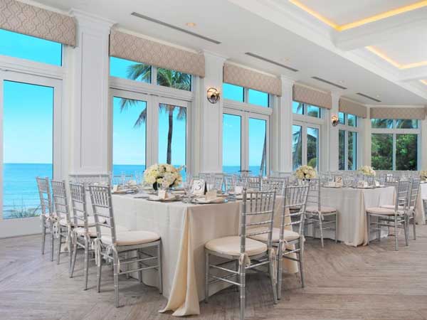 Wedding in the ballroom.