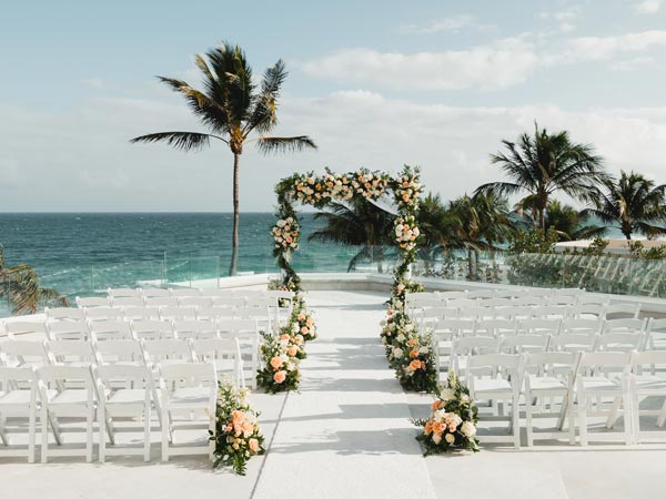 Atlantic Terrace Ocean View Wedding.