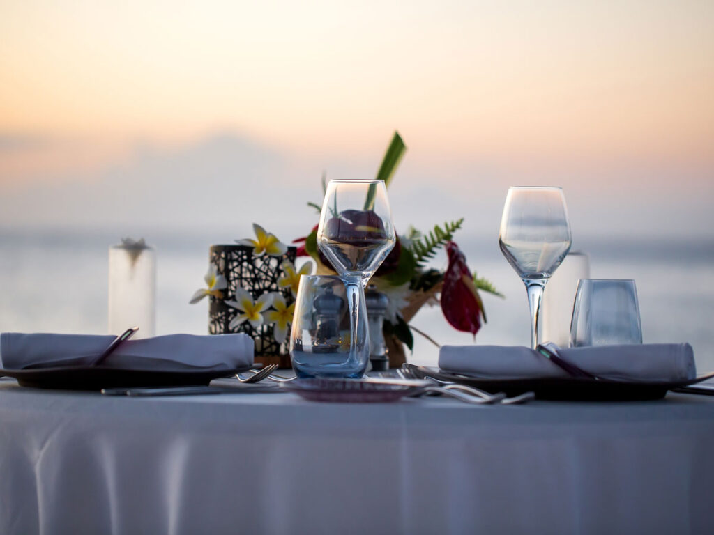 Fine Dining On The Beach